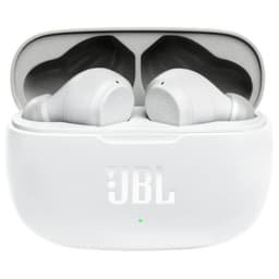 Vista frontal de JBL Wave 200 TWS Branco - Fones de Ouvido Bluetooth