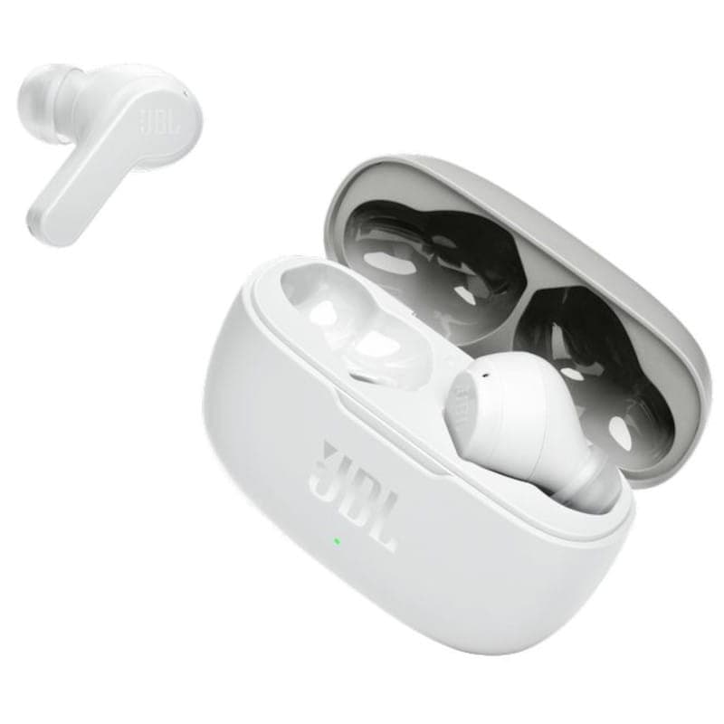Conexão de JBL Wave 200 TWS Branco - Fones de Ouvido Bluetooth
