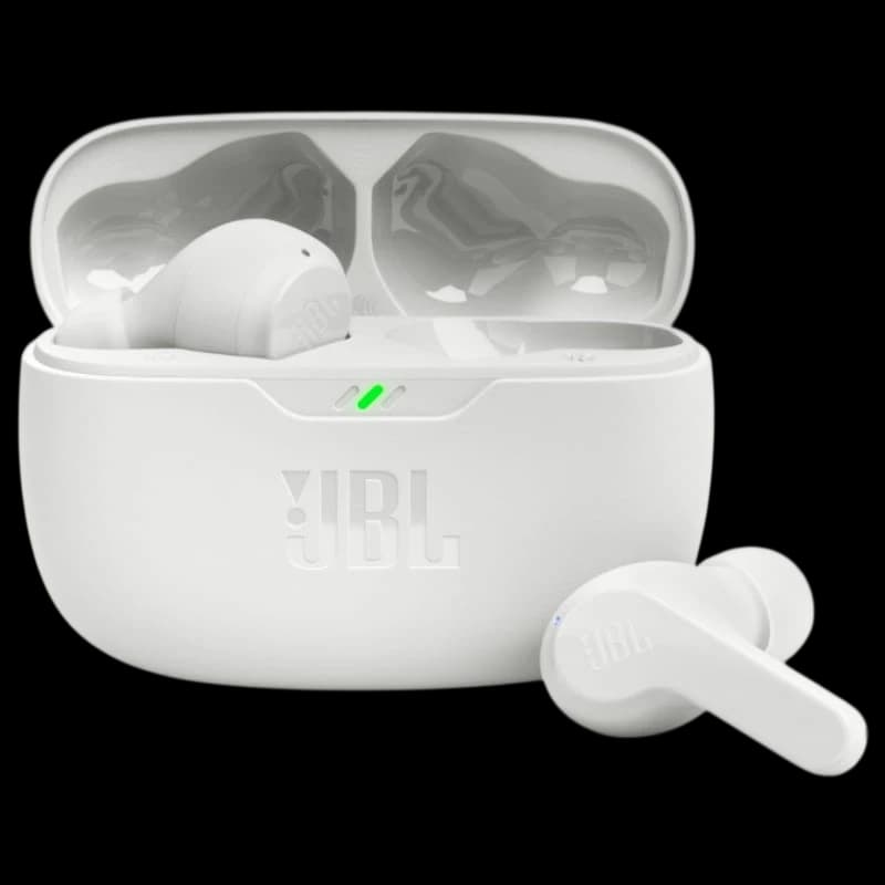 JBL Wave Beam Blanc - Ecouteurs Bluetooth