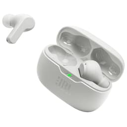 Étui de charge des écouteurs Bluetooth JBL Wave Beam Blanc