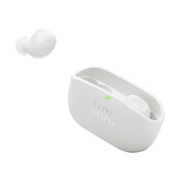 JBL Wave Buds 2 Branco com estojo de carregamento branco, LED indicador verde e design compacto intra-auricular com ANC