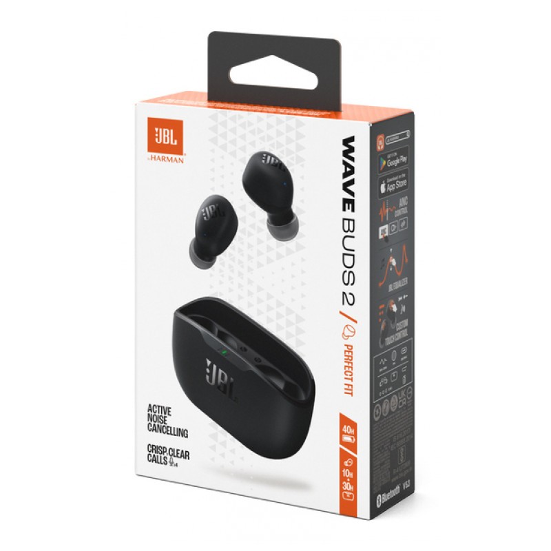 JBL Wave Buds 2 Negro con cancelación de ruido (ANC) - Auriculares Bluetooth - Ítem9