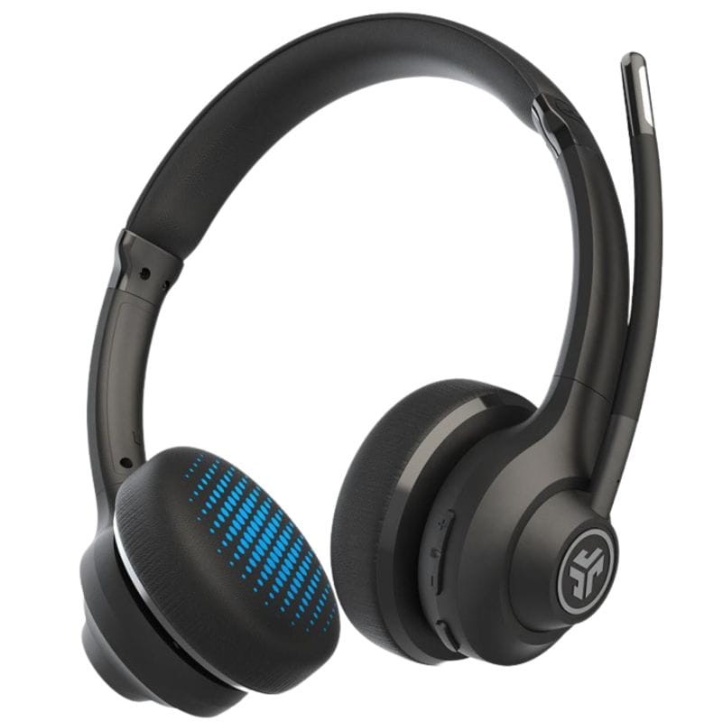 JLab Go Work Micrófono plegable Bluetooth Negro, Azul - Auriculares Inalámbrico y alámbrico - Ítem