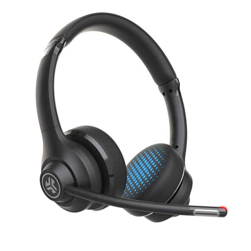 JLab Go Work Micrófono plegable Bluetooth Negro, Azul - Auriculares Inalámbrico y alámbrico - Ítem1