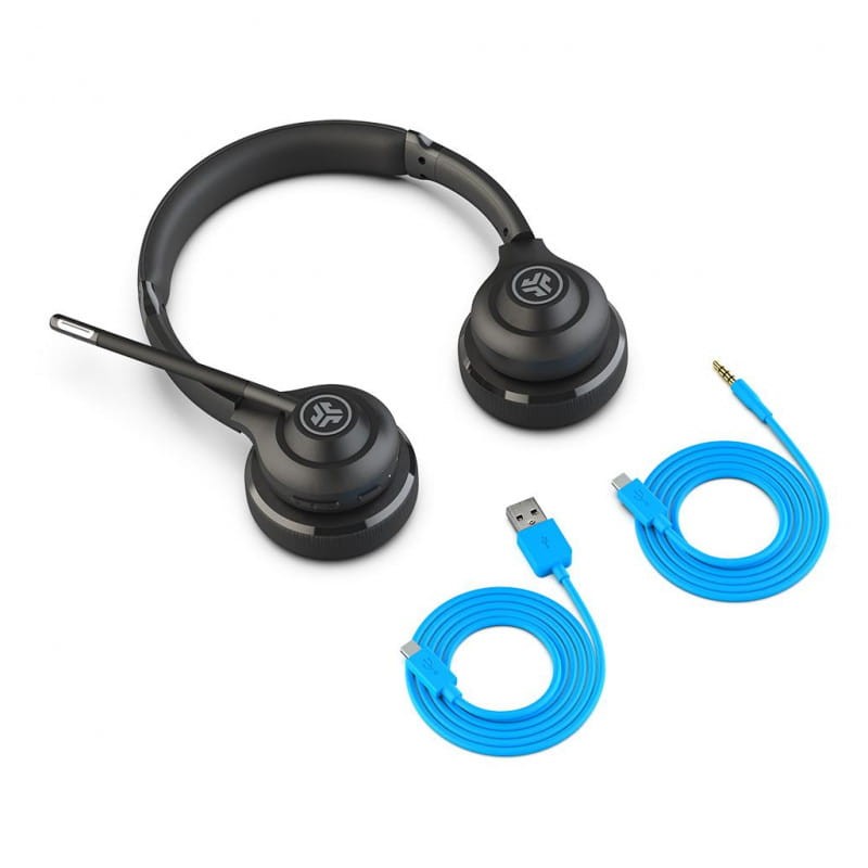 JLab Go Work Micrófono plegable Bluetooth Negro, Azul - Auriculares Inalámbrico y alámbrico - Ítem2