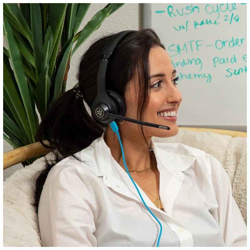 JLab Go Work Micrófono plegable Bluetooth Negro, Azul - Auriculares Inalámbrico y alámbrico - Ítem8
