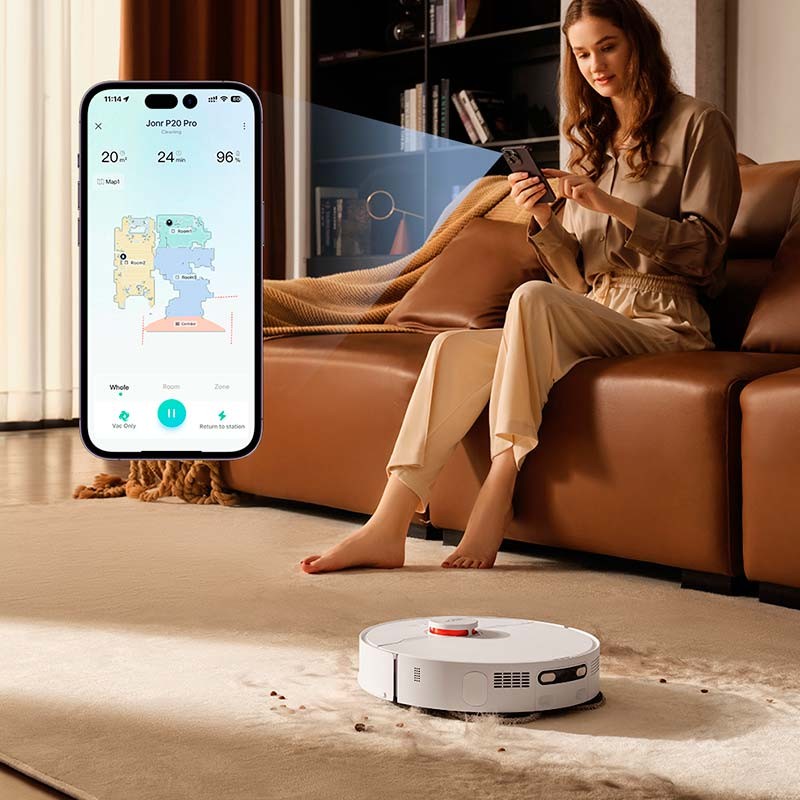 JONR P20 Pro - Robô aspirador com base de autovaciamento e autolimpeza - Item15