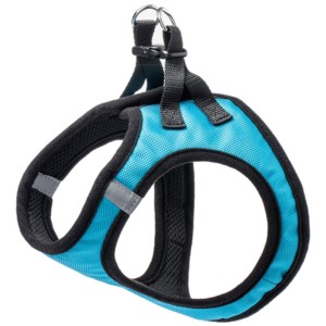 Jordan & Judy Dog Harness + Leash Blue Size L