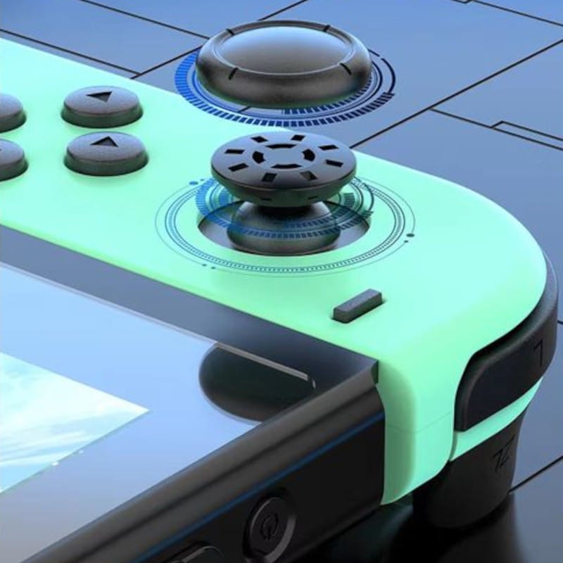 Conjunto de controle Joy-Con Esq/Dir Nintendo Switch compatível com Zelda Azul RGB - Item4