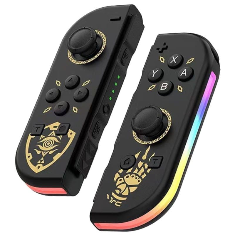 Conjunto de controle Joy-Con Esquerdo/Direito Nintendo Switch compatível com Preto Tears RGB - Item
