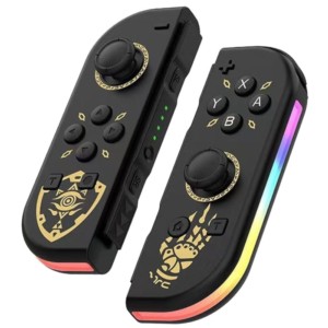 Mando Joy-Con Set Izq/Dcha Nintendo Switch Compatible Negro Tears RGB