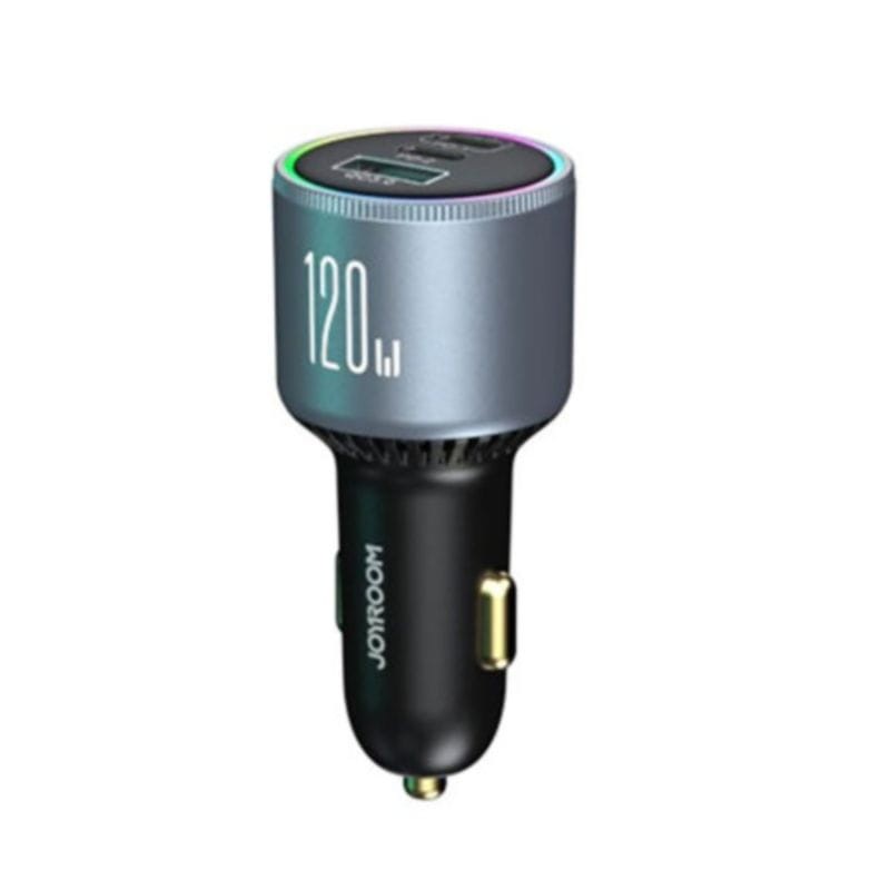 Joyroom JR-CCN07 120 W 3 em 1 USB-A e USB tipo C - Carregador de isqueiro - Item1