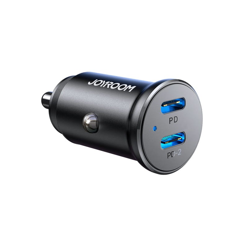 Joyroom JR-CCN06 Dual USB-C Mini Metal - Chargeur de voiture - Ítem2