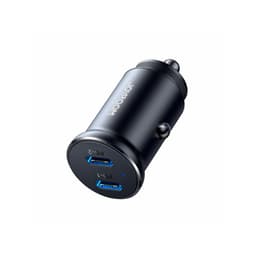 Puissant Joyroom JR-CCN06 Dual USB-C Mini Metal - Chargeur de voiture
