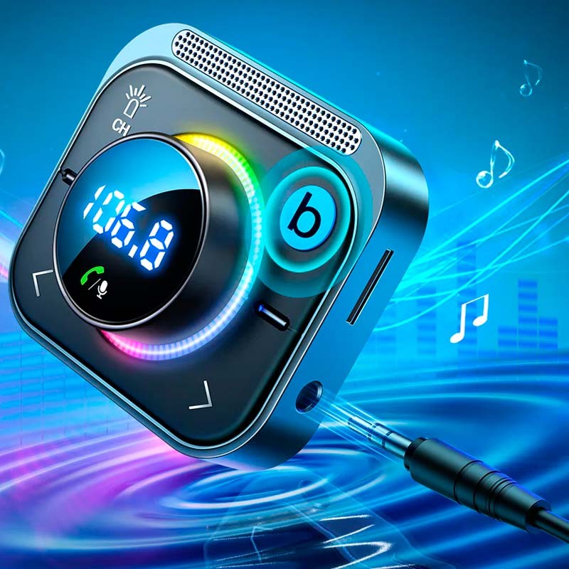 Transmisor de audio Bluetooth para Coche con Cargador 30W Joyroom JR-CL18 - Ítem2