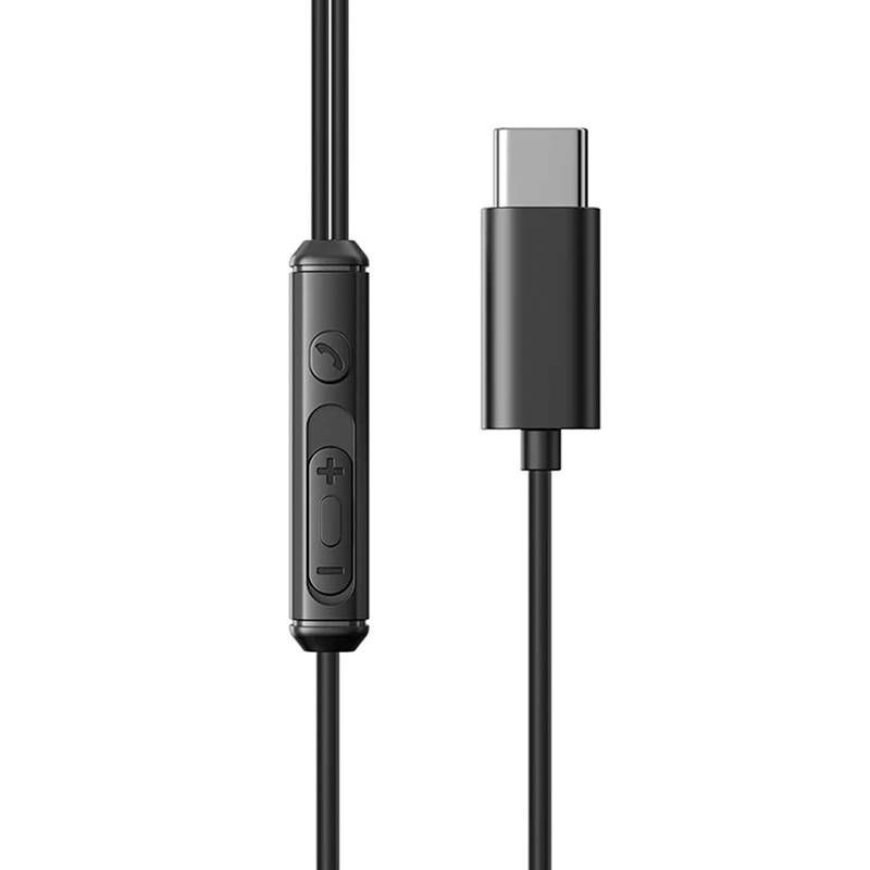 Joyroom JR-EC07 USB Type C Preto - Auriculares com fio - Item1