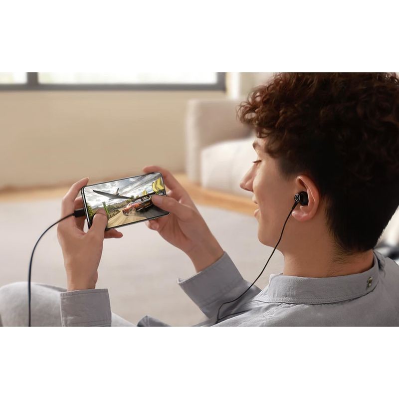 Joyroom JR-EC07 USB Type C Preto - Auriculares com fio - Item4
