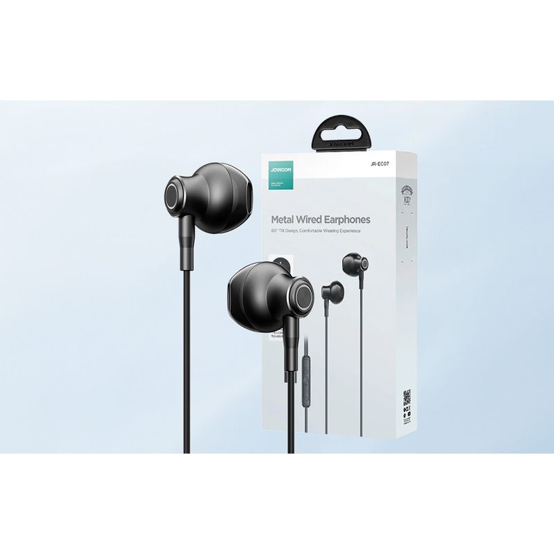 Joyroom JR-EC07 USB Type C Preto - Auriculares com fio - Item5