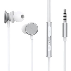 Joyroom JR-EW03 Jack 3.5mm Plata - Auriculares con cable