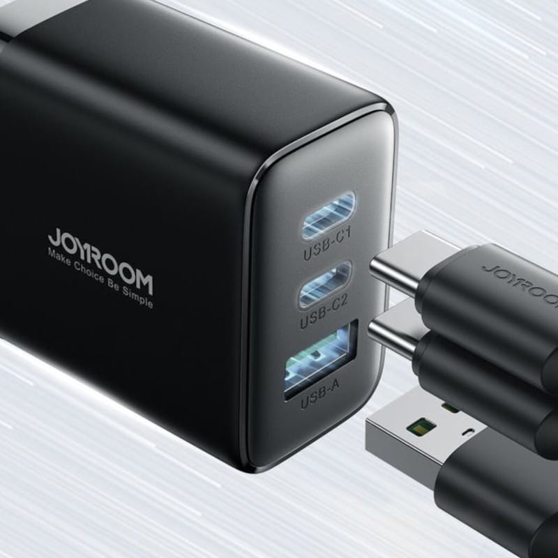 Joyroom JR-TCF10 Triple USB/USB Type C 2C1A 32W Noir - Chargeur - Ítem5