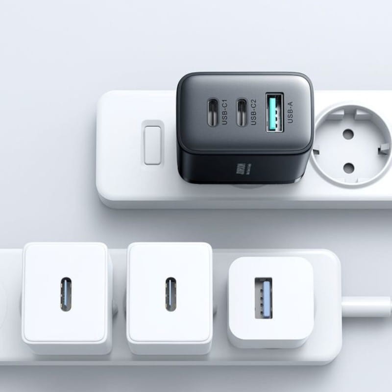 Joyroom JR-TCF10 Triple USB/USB Type C 2C1A 32W Noir - Chargeur - Ítem8