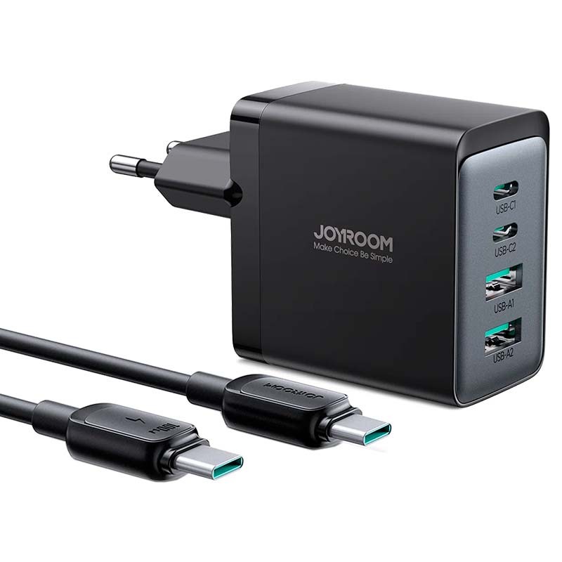 Carregador Quádruplo Joyroom JR-TCG02 GaN Ultra 67W - Item