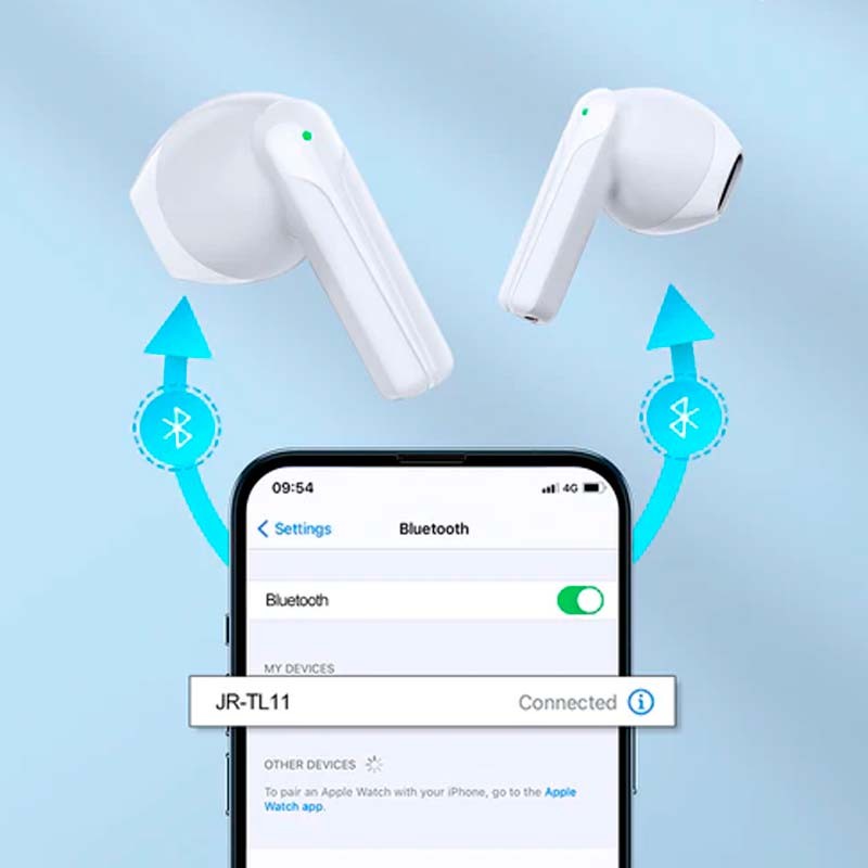 Auriculares Bluetooth Joyroom JR-TL11 Branco - Item3