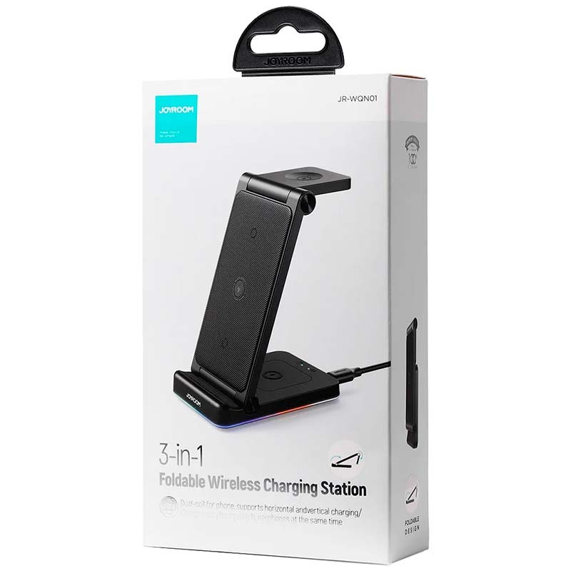 Cargador Inalámbrico para Apple Joyroom JR-WQN01 3 en 1 - Ítem4