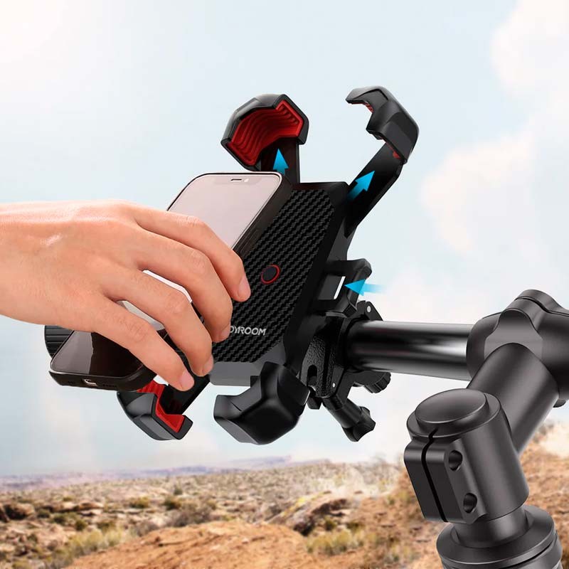 Support Métallique Smartphone/Téléphone portable Joyroom JR-ZS288 pour guidon de vélo/Trottinette Noir - Ítem4