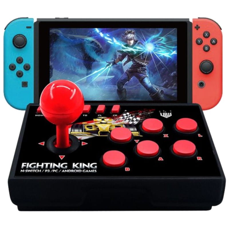Joystick 4 en 1 Retro Fighting King Nintendo Switch PS3 PC Android - Ítem4