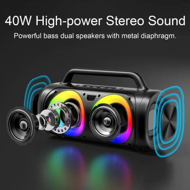 Joyroom JR-MW02 40W RGB Negro - Altavoz Bluetooth - Ítem1