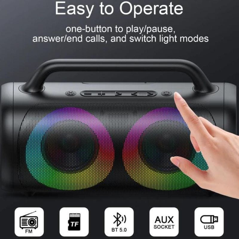 Joyroom JR-MW02 40W RGB Negro - Altavoz Bluetooth - Ítem3