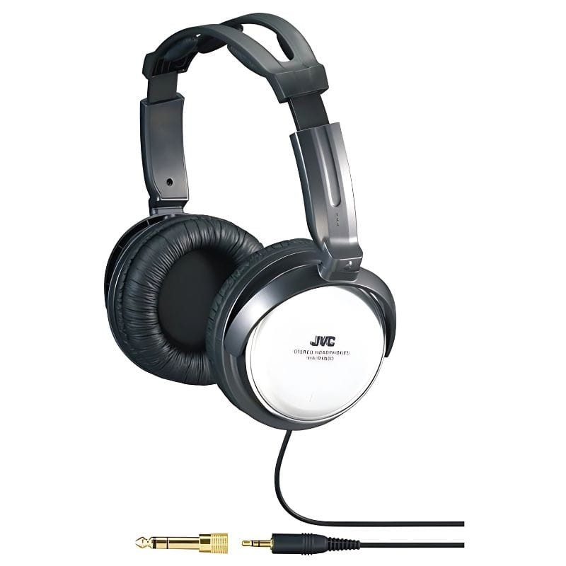 JVC HA-RX500-E Auscultadores com fios Preto, Branco - Item