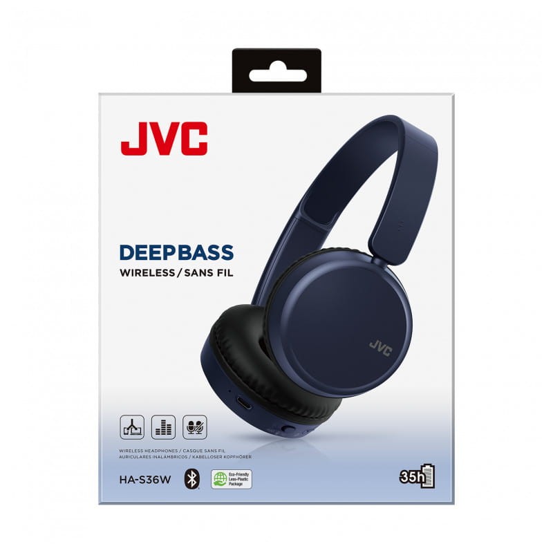 JVC HA-S36W Auriculares Inalámbrico Diadema Azul - Ítem5