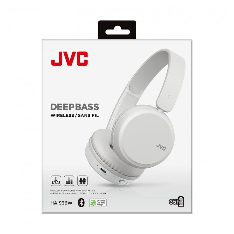 JVC HA-S36W Casque Bluetooth Blanc - Ítem5