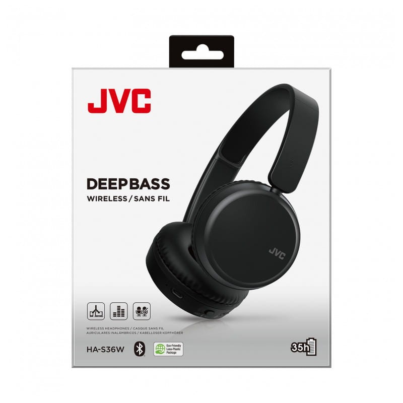 JVC HA-S36W Écouteurs Sans fil Arceau Appels/Musique Bluetooth Noir - Ítem5