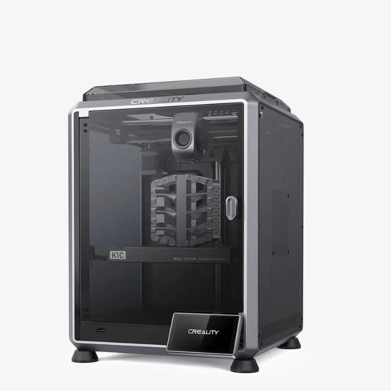 Creality K1C - Vista frontal da impressora FDM