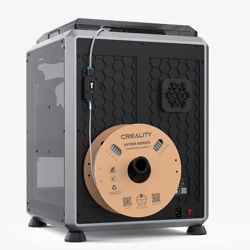 Creality K1C - Impressora FDM de visão traseira