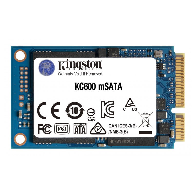 Kingston Technology KC600 mSATA 256 GB SATA III TLC - Disco Rígido SSD - Item