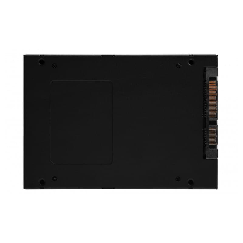 Kingston Technology KC600 - TLC 256 GB - Unidade de disco rígido SSD com vista traseira