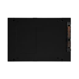 Kingston Technology KC600 - TLC 256 GB - Unidade de disco rígido SSD com vista traseira