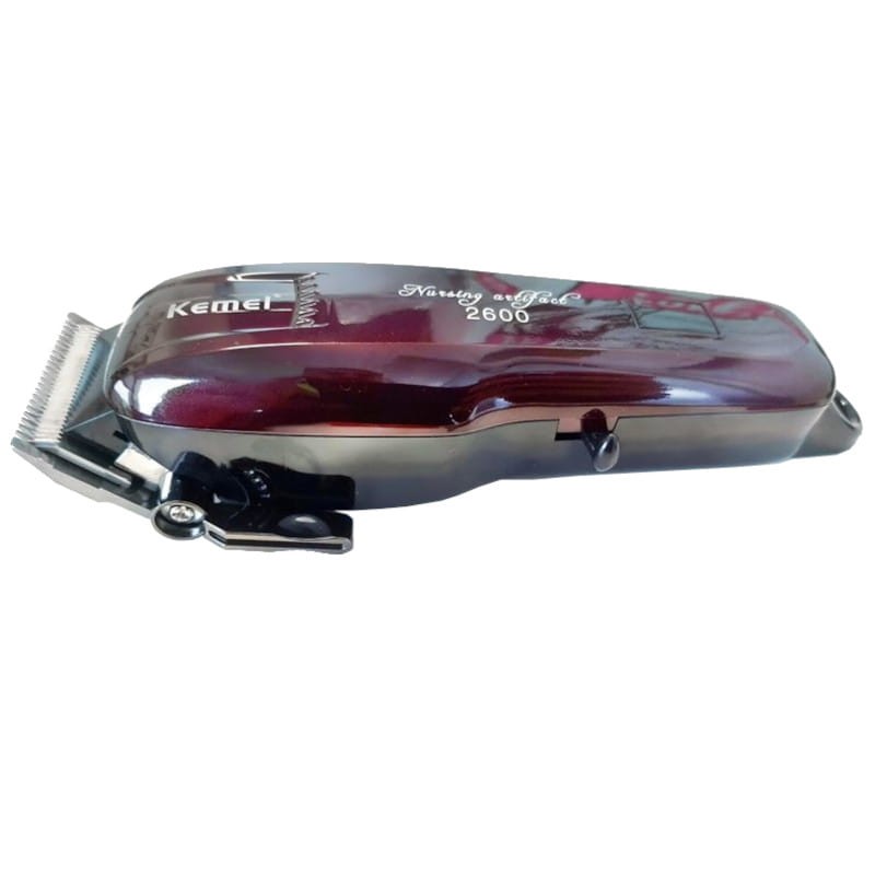 Máquina de cortar cabelo Kemei Clipper KM-2600PG Vermelho - Item1