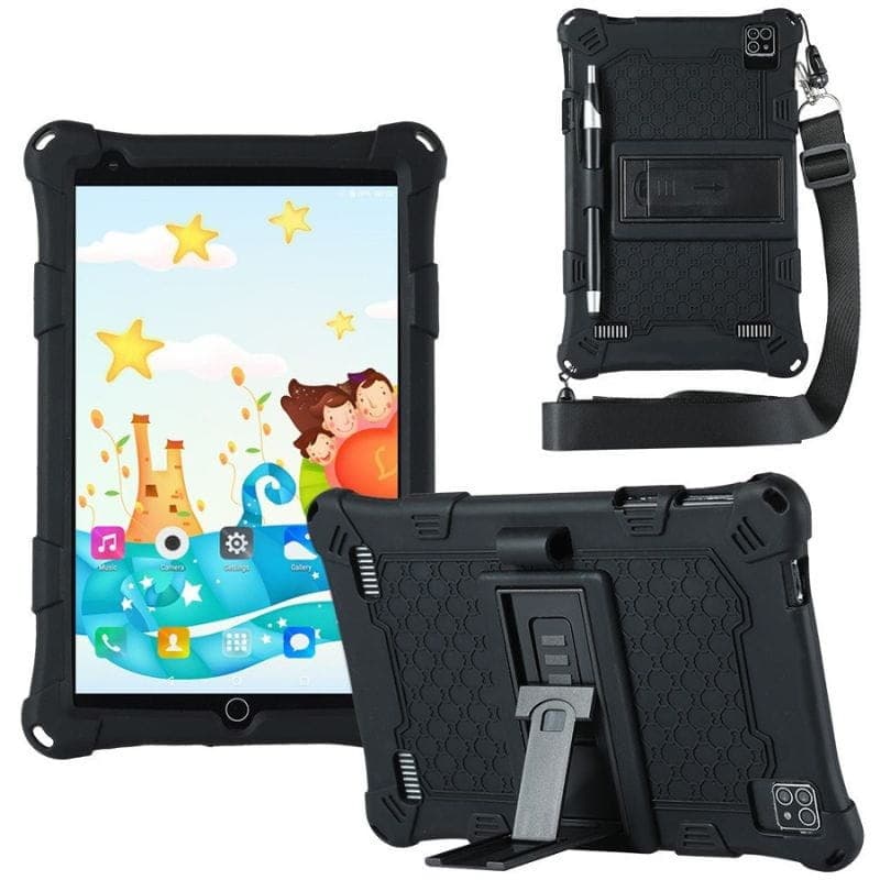Nüt Pad K808 8 A133 2GB/32GB Preto - Tablet para crianças visto de todos os lados