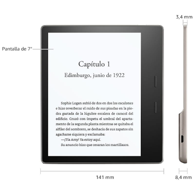 Kindle Oasis 8GB Gris Grafito - Desprecintado - Ítem4