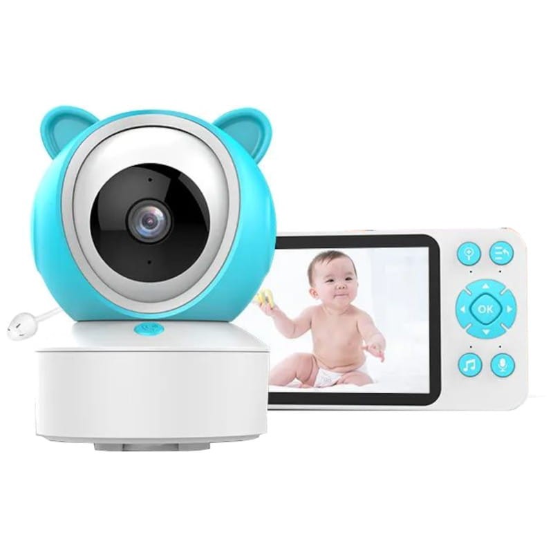 Kingfit Baby-8 1080p WiFi Night Vision Branco - Monitor de bebê - Item