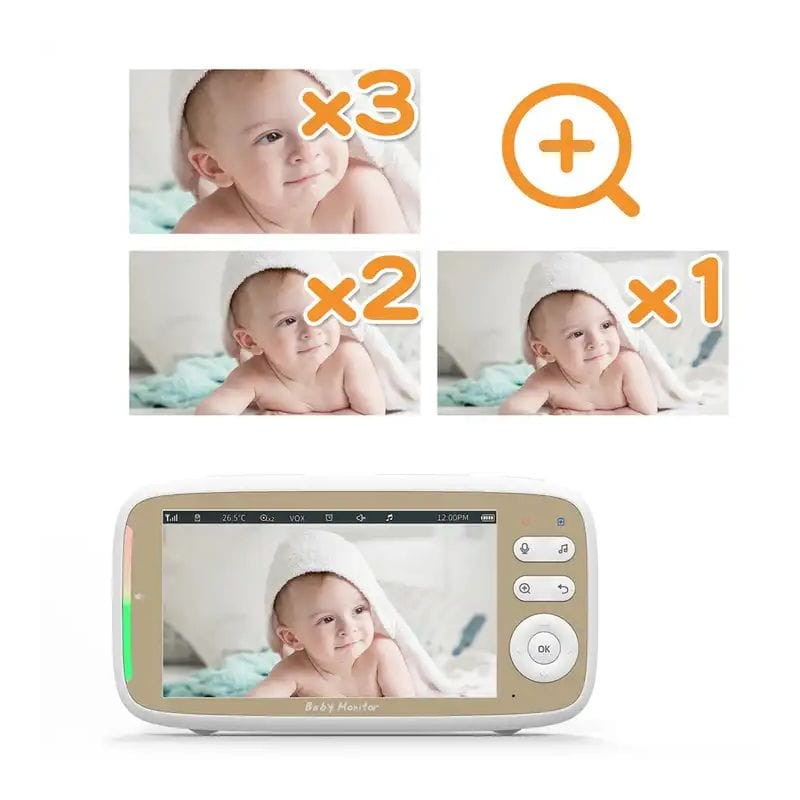 Kingfit VB803 HD Vision Nocturne Blanc - Babyphone - Ítem2