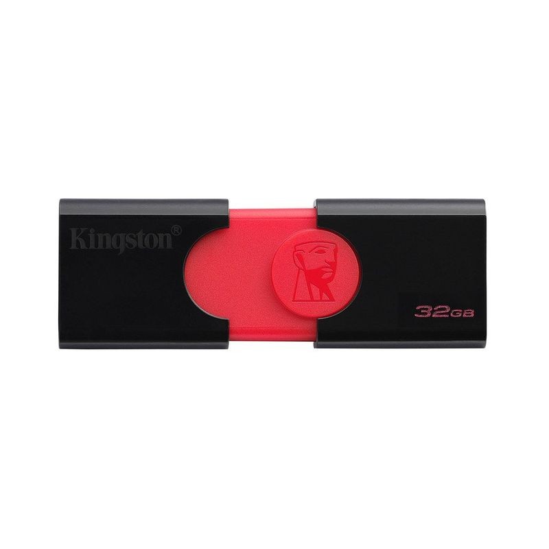 Kingston DataTraveler 106 32 GB USB 3.1 Negro Rojo
