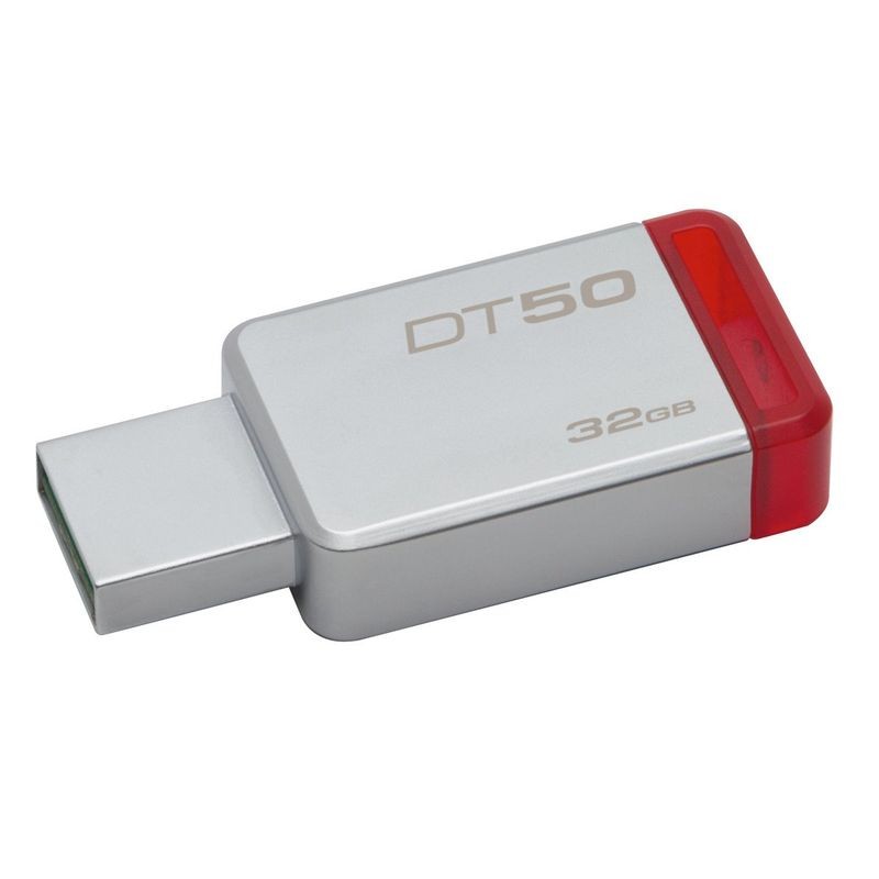 Kingston DataTraveler 50 32GB USB 3.1 Rojo Plata