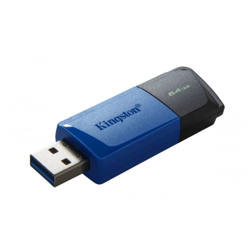 Kingston DataTraveler Exodia 64 GB USB A Preto/Azul - Unidade Flash USB - Item
