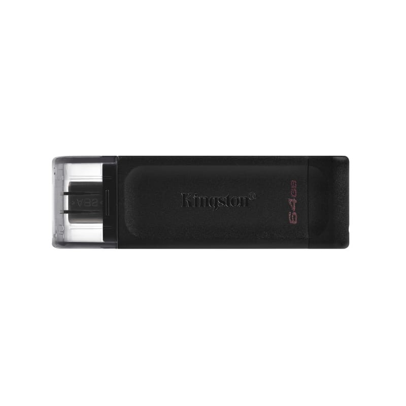Kingston DataTraveler 70 64 GB USB Tipo C 3.2 Gen 1 Preto